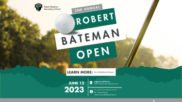 RBO 2023 Robert Bateman Open Golf Tournament brochure